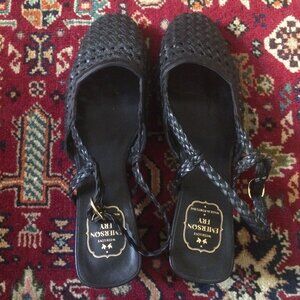 Frankie Walking Slingback - Jet Black (size 40)
